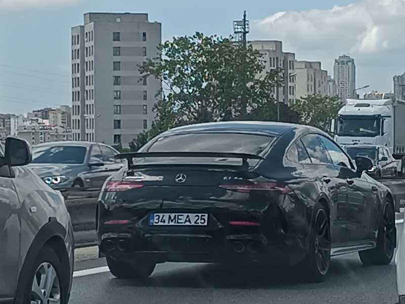 Mercedes-Benz AMG GT 4-Door Coupe spotted in Istanbul