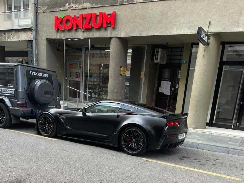 Chevrolet Corvette Z06 spotted in Sarajevo