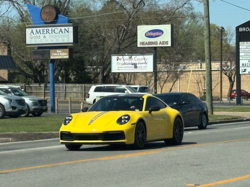 Porsche 911 spotted in Tyler