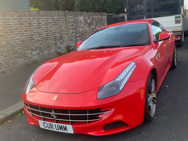 Ferrari FF (2011) spotted in Folkestone, United Kingdom