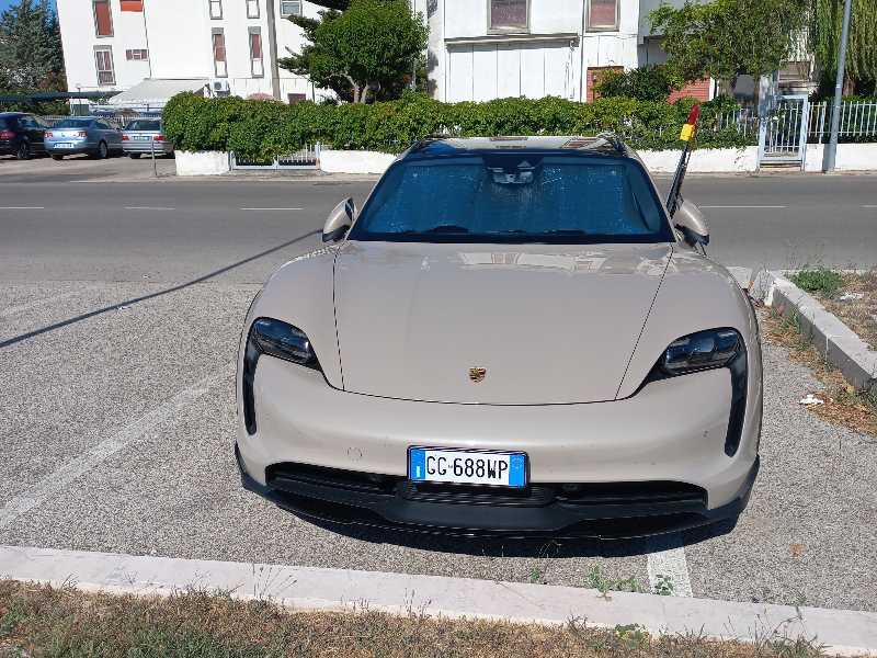 Porsche Taycan spotted in Termoli