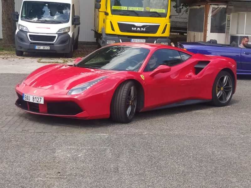Ferrari 488 GTB spotted in Levice