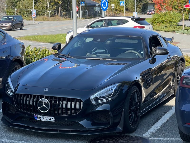 Mercedes-Benz AMG GT spotted in Leirvik