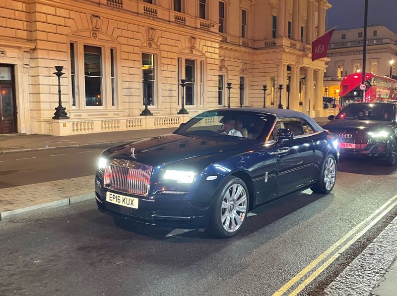 Rolls-Royce Dawn (2016) spotted in London, United Kingdom