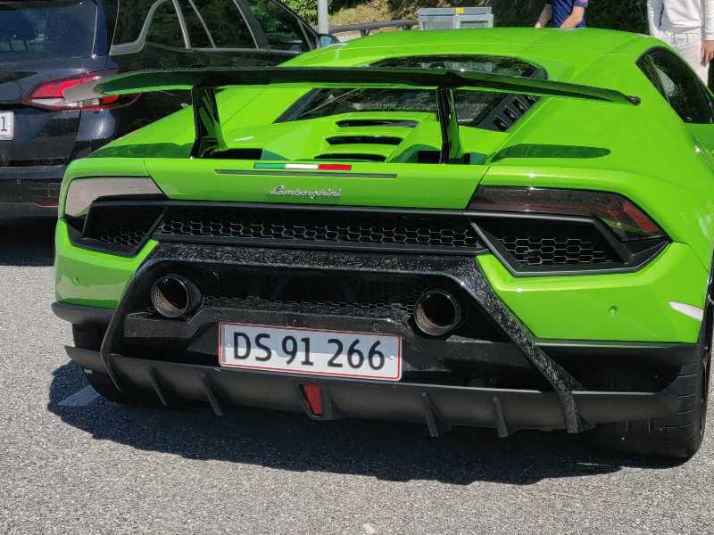 Lamborghini Huracán (2020) spotted in Otterup, Denmark