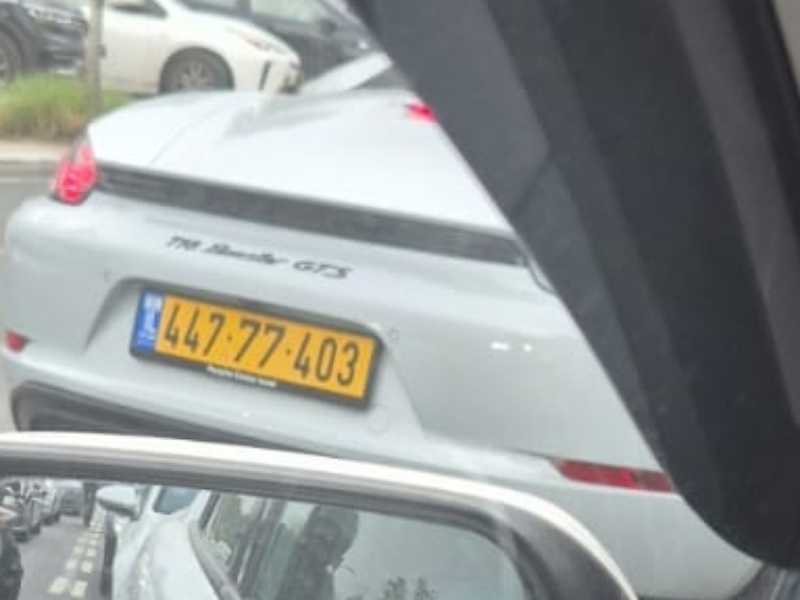 Porsche 718 Boxster GTS spotted in Tel Aviv