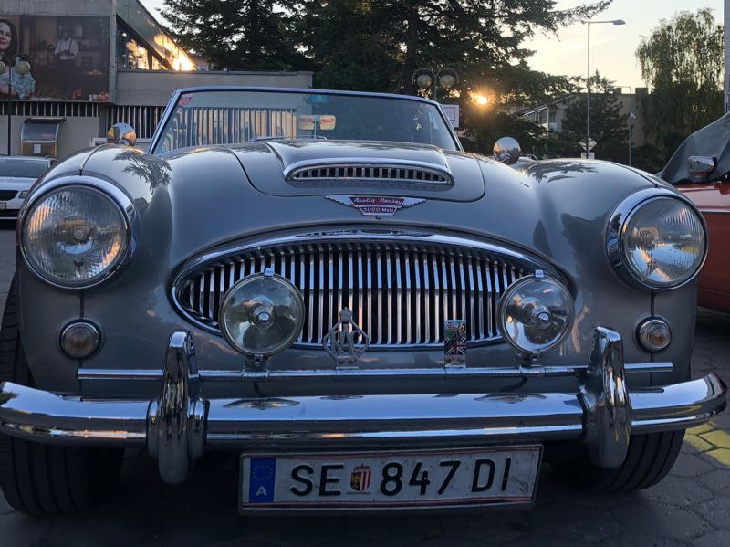 Austin Healey 3000 spotted in Liptovský Mikuláš