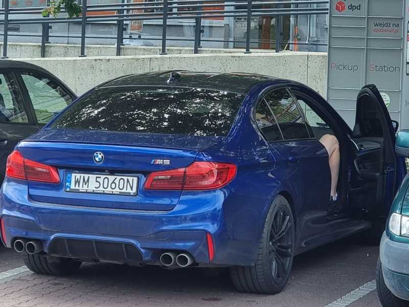 BMW M5 spotted in Wawer