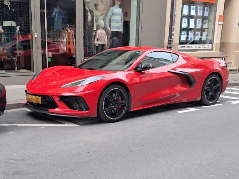 Chevrolet Corvette C8 spotted in Luxembourg