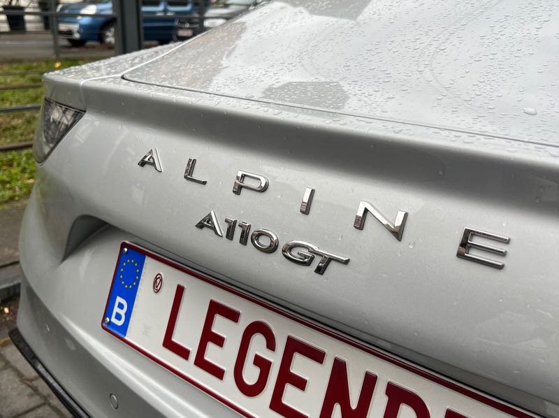 Alpine A110 GT spotted in Brussels