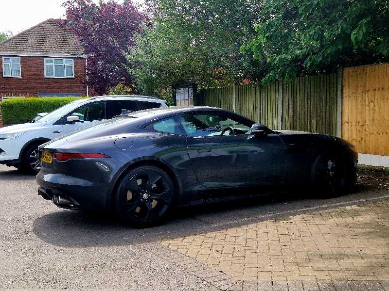 Jaguar F-Type spotted in Telford