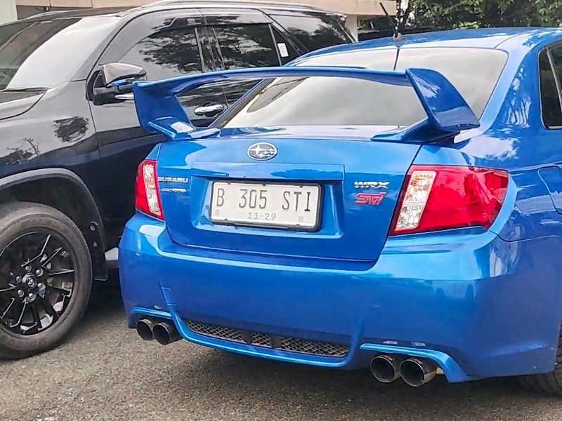 Subaru WRX STI spotted in Palembang