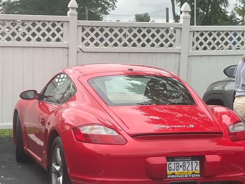 Porsche Cayman S spotted in Springfield