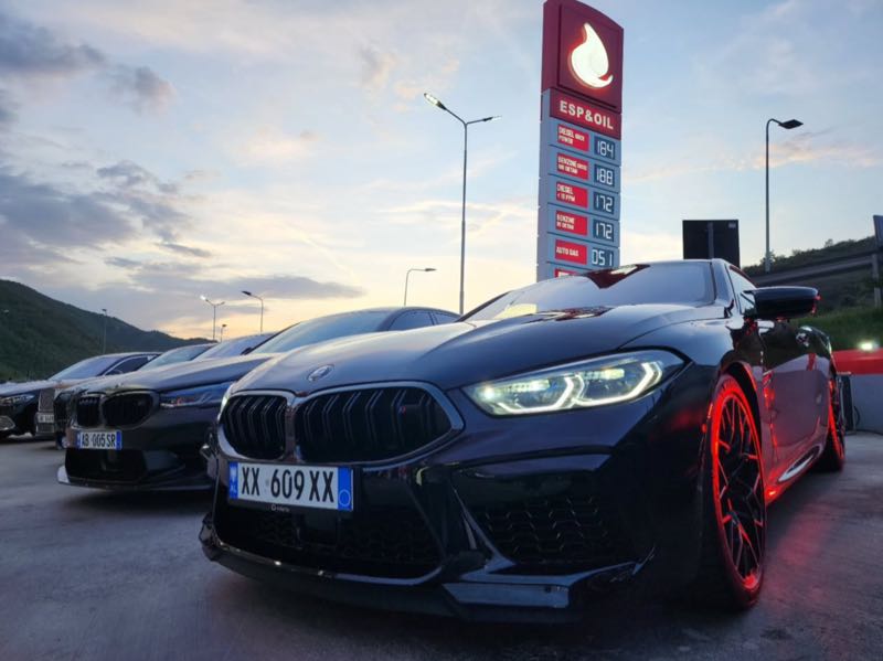 BMW M8 Competition spotted in Elbasan