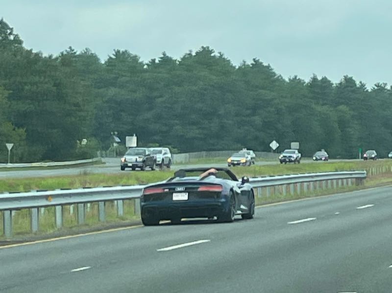 Audi R8 Spyder spotted in Haverhill