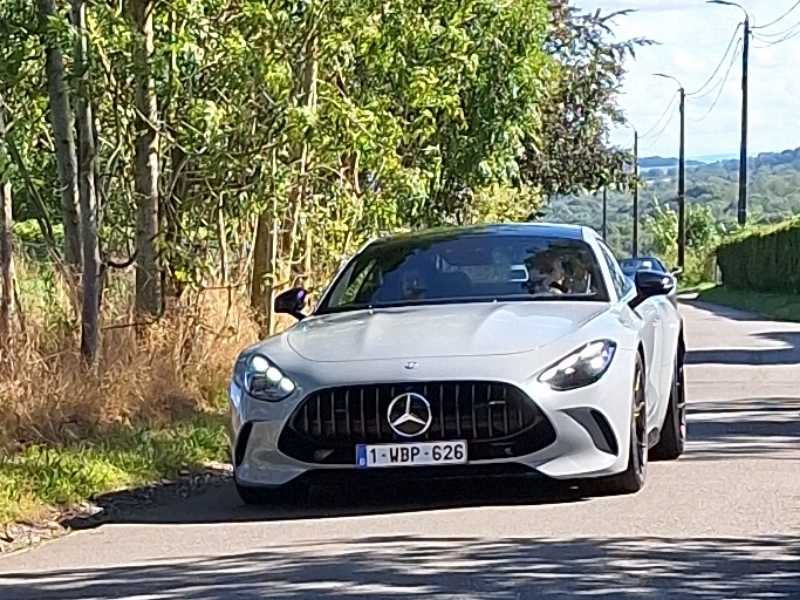 Mercedes-Benz AMG GT spotted in Lierneux