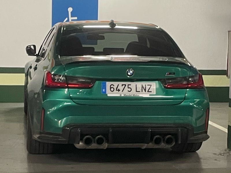BMW M3 (2021) spotted in Badajoz, Spain