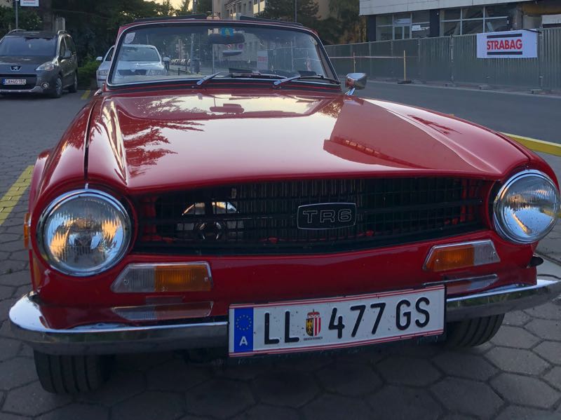 Triumph TR6 spotted in Liptovský Mikuláš
