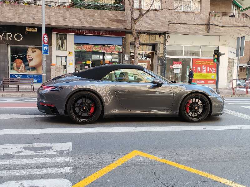 Porsche 911 Carrera Cabriolet spotted in Logroño