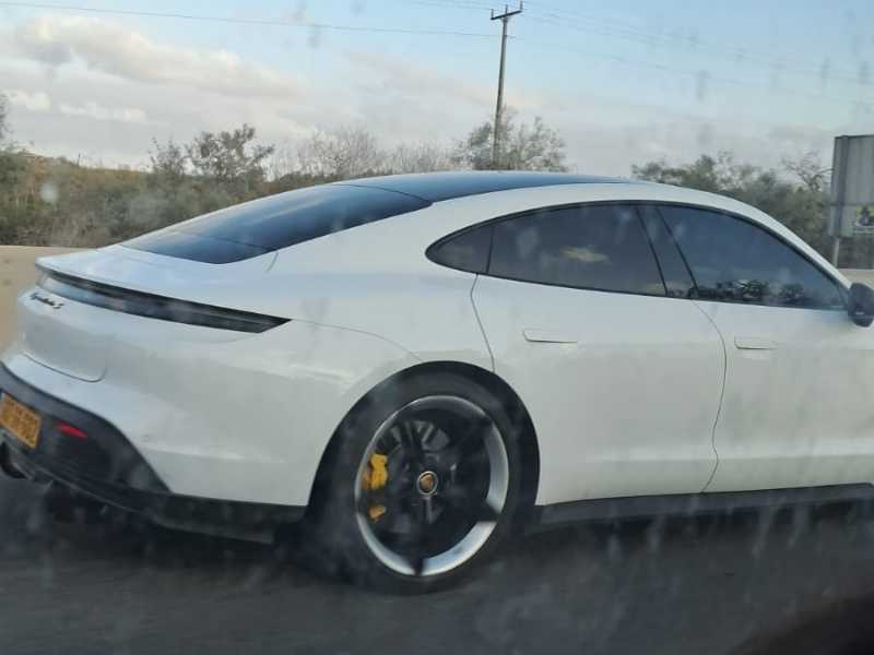 Porsche Taycan spotted in Beersheba