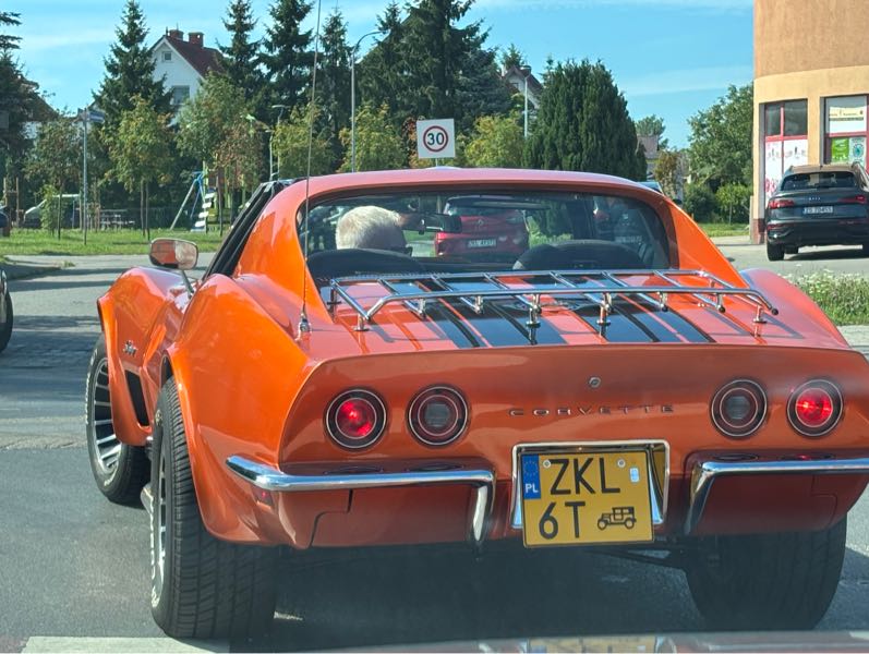 Chevrolet Corvette spotted in Kołobrzeg