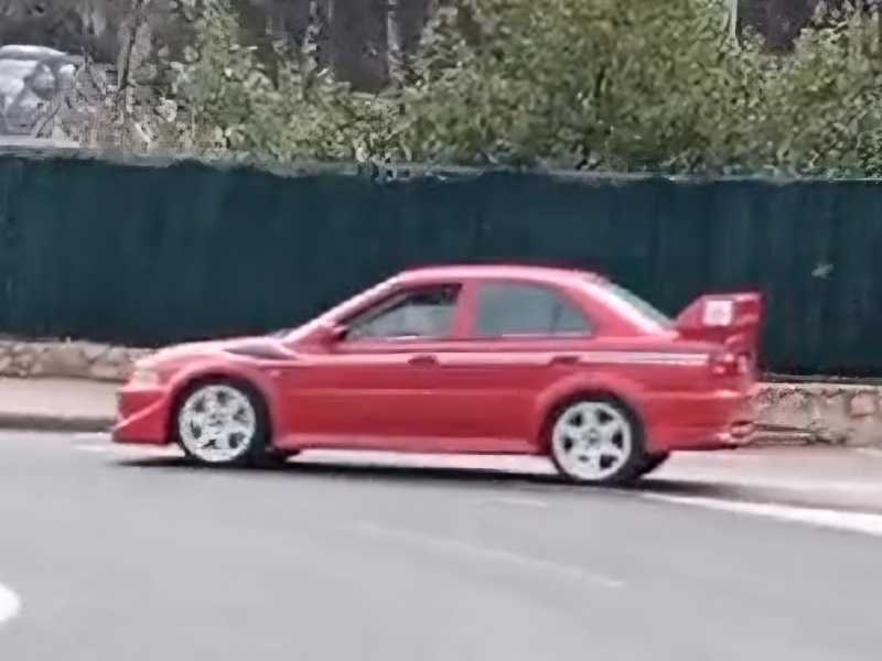 Mitsubishi Lancer Evolution spotted in Alcoy