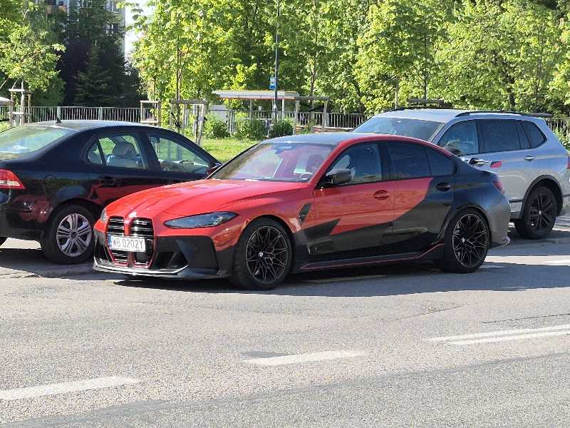 BMW M3 (2021) spotted in Warsaw, Poland