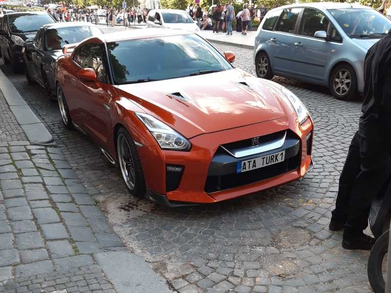 Nissan GT-R (2017) spotted in Prague, Czechia