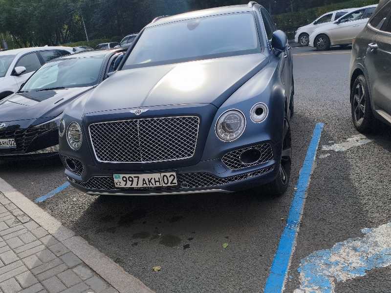 Bentley Bentayga (2021) spotted in Astana, Kazakhstan