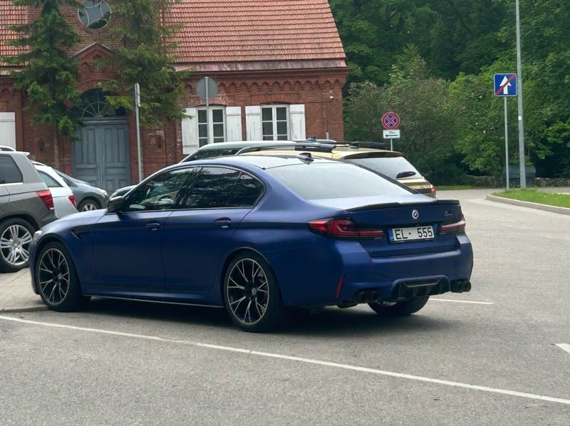 BMW M5 spotted in Valmiera