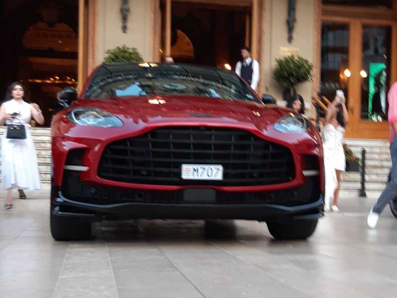 Aston Martin DBX707 spotted in Monaco