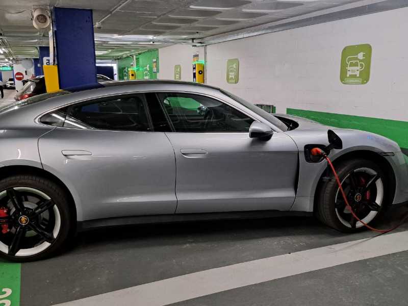 Porsche Taycan spotted in Lugo