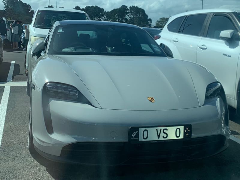 Porsche Taycan spotted in Manukau City
