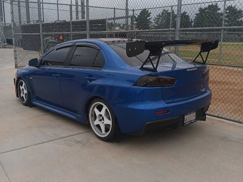 Mitsubishi Lancer Evolution spotted in Fontana
