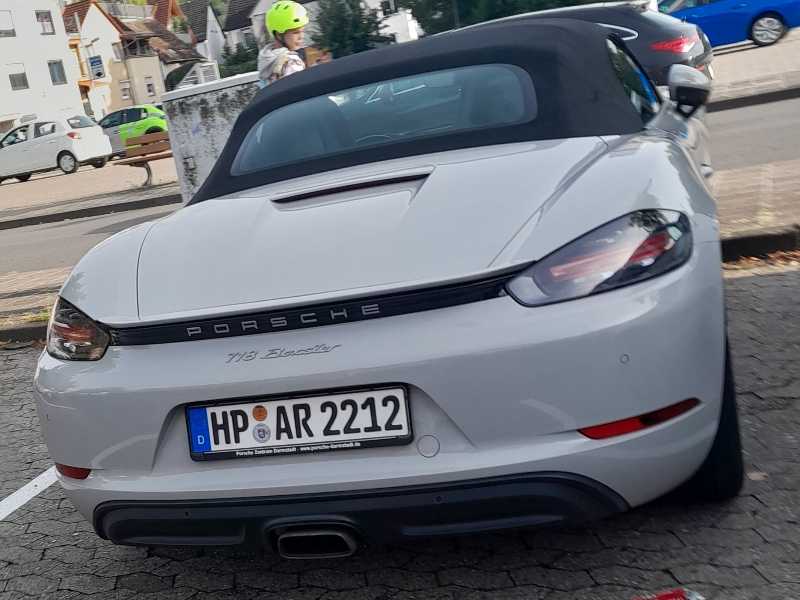 Porsche 718 Boxster (2022) spotted in Mannheim, Germany