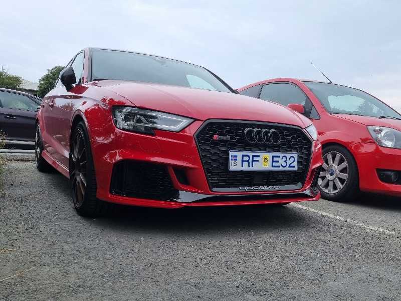 Audi RS3 spotted in Reykjavík