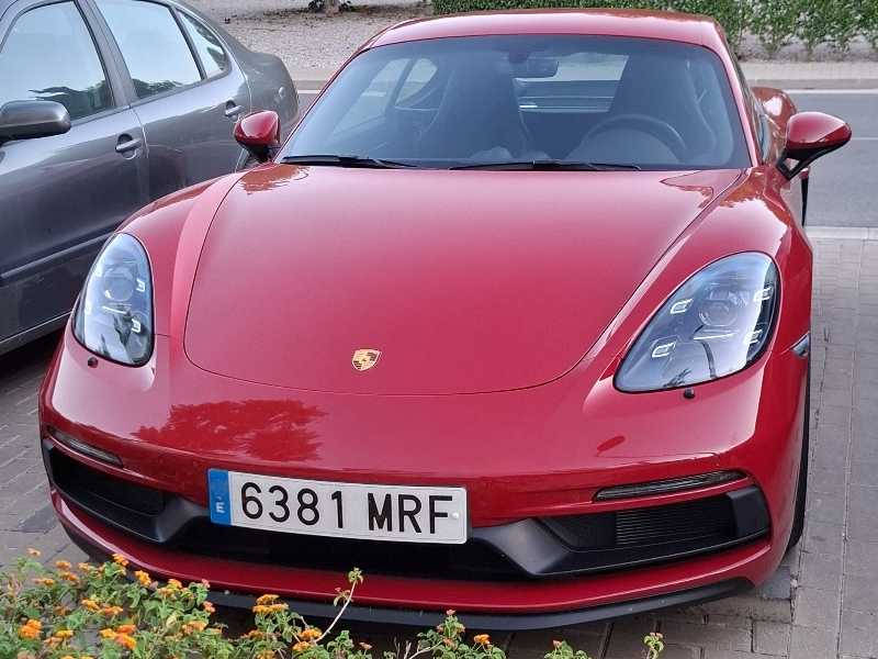 Porsche 718 Cayman spotted in Molina de Segura