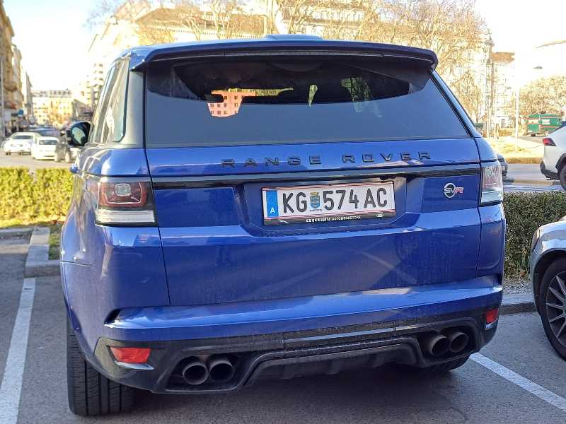 Land Rover Range Rover Sport SVR spotted in Vienna