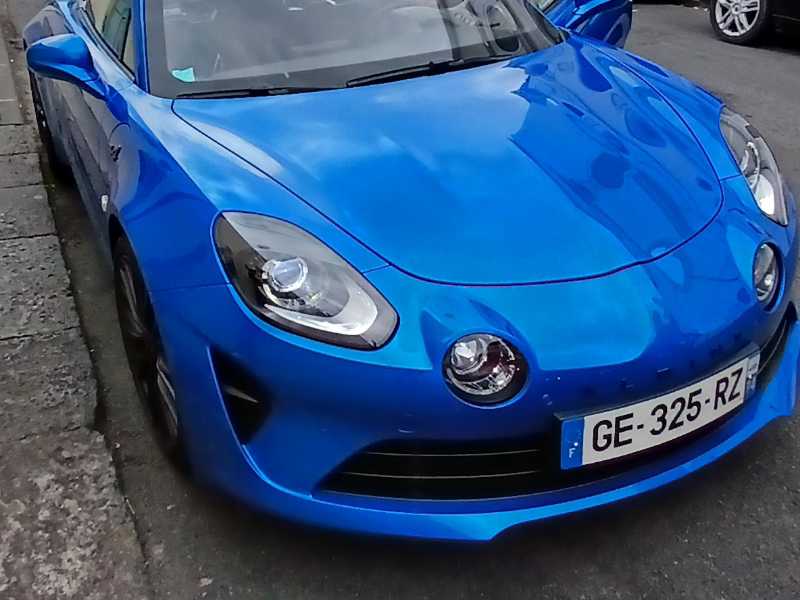 Alpine A110 spotted in Le Tampon