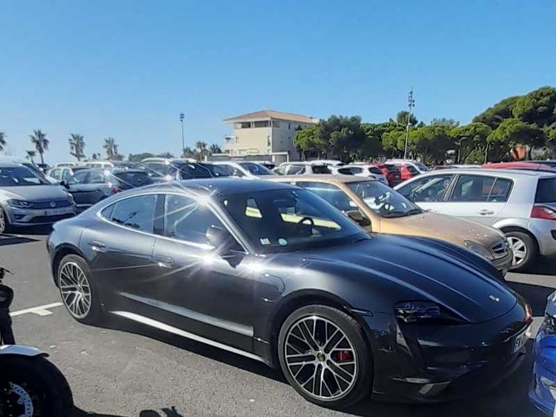 Porsche Taycan spotted in Sète
