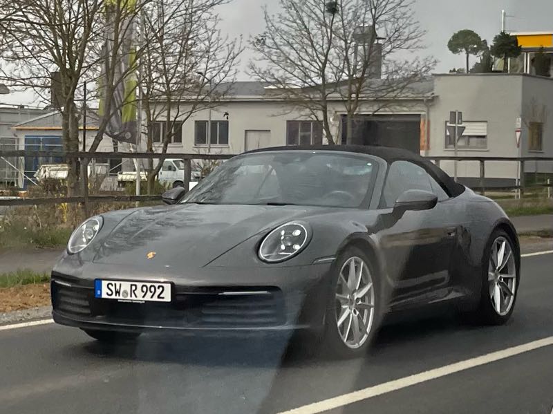 Porsche 911 spotted in Schweinfurt