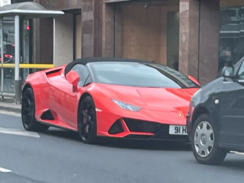 Lamborghini Huracán Spyder (2020) spotted in Manchester, United Kingdom