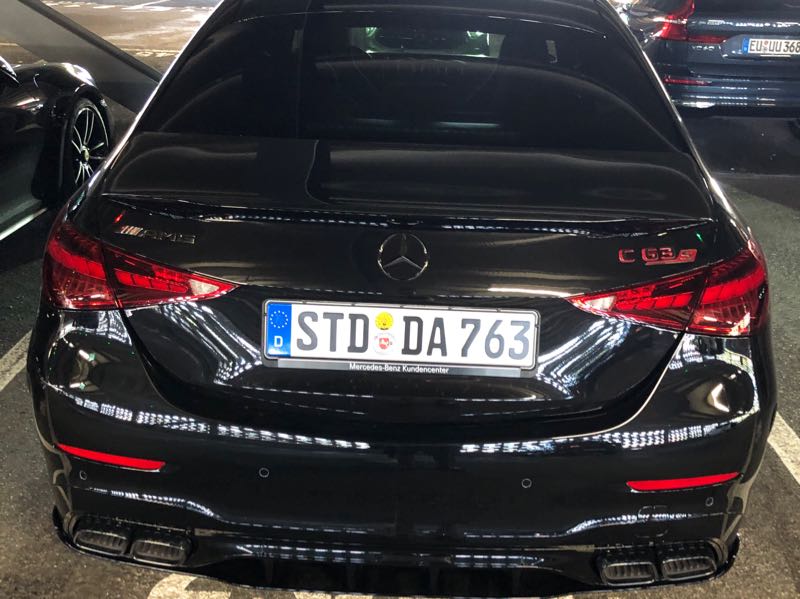 Mercedes-Benz C 63 S spotted in Reutlingen