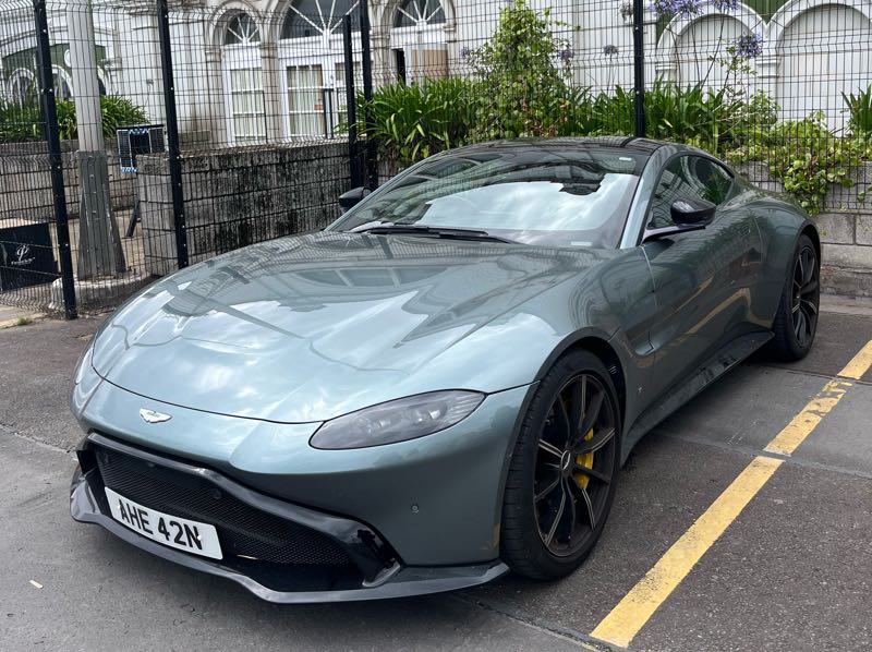 Aston Martin Vantage spotted in Torquay