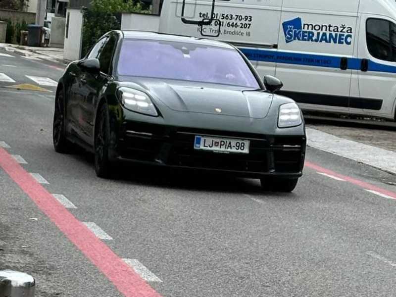 Porsche Taycan (2020) spotted in Ljubljana, Slovenia