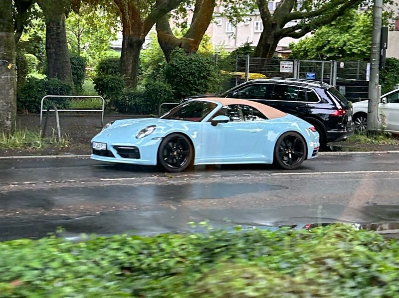 Porsche 911 Cabriolet (2021) spotted in Frankfurt am Main, Germany