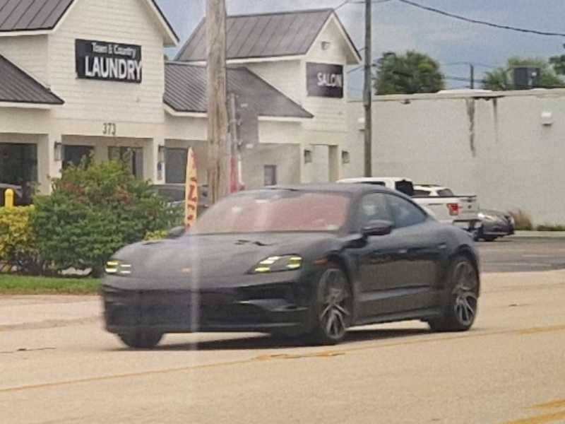 Porsche Taycan spotted in Port Saint Lucie