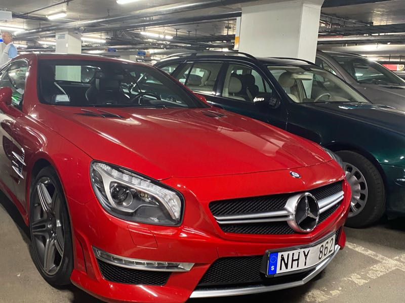 Mercedes-Benz SL63 AMG spotted in Stockholm