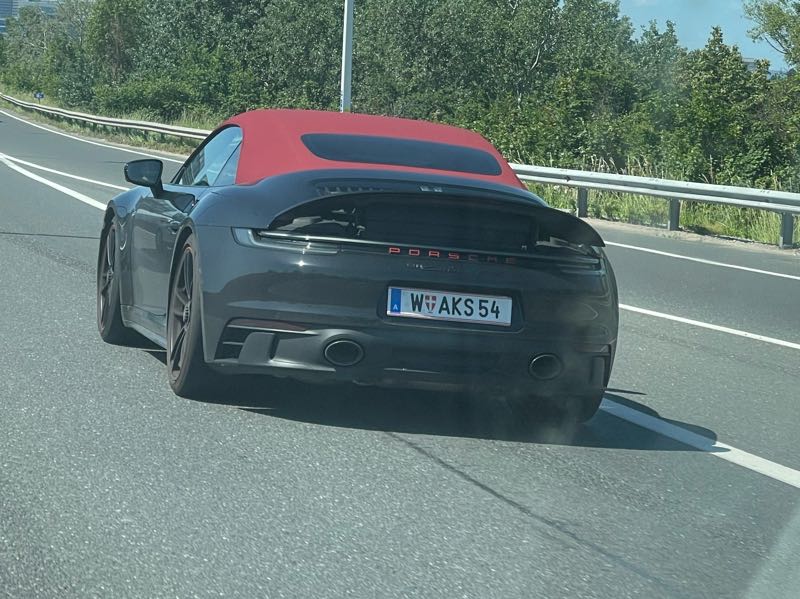 Porsche 911 Cabriolet (2022) spotted in Vienna, Austria