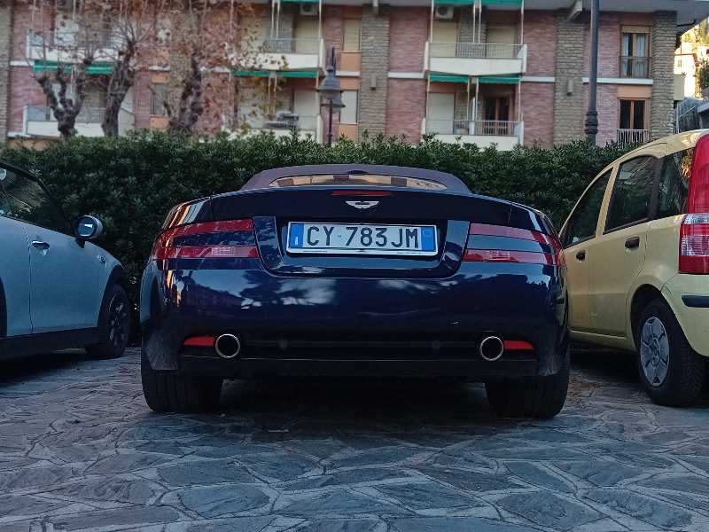 Aston Martin DBS spotted in Genoa